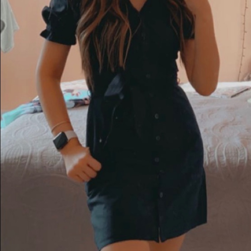 Navy blue dress